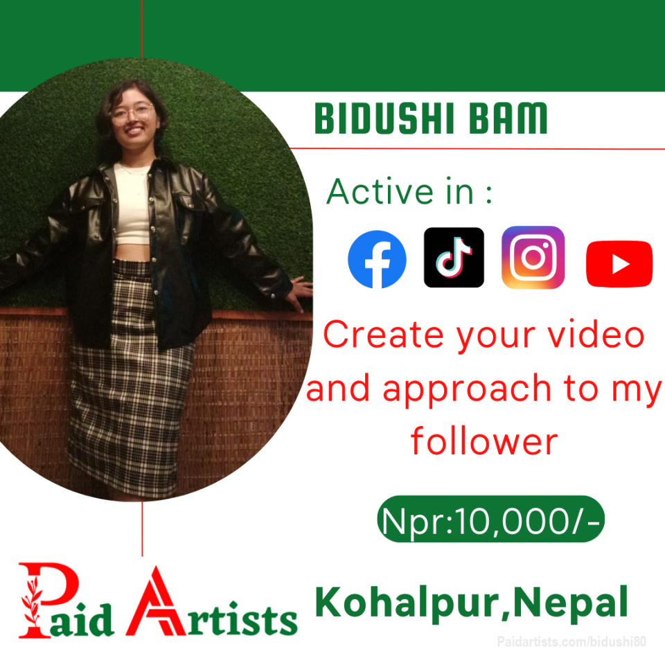 🎥 Video Creation Services by Bidushi Bam ! 💫

Unlock post at paidartists.com/bidushi80 with headline "Purchase 10,000" and message me your content. Let's create captivating videos for your TikTok, Facebook, and YouTube profiles! 📹🌟