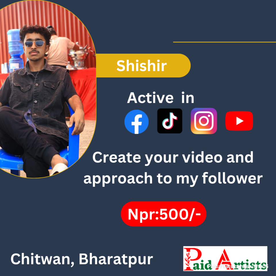 🎥 Video Creation Services by Shishir! 💫

Unlock post at paidartists.com/shishir56 with headline "Purchase 500" and message me your content. Let's create captivating videos for your TikTok, Facebook, and YouTube profiles! 📹🌟